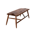 Load image into Gallery viewer, Walnut Sculpted Bench