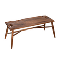 Load image into Gallery viewer, Walnut Sculpted Bench
