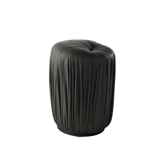 Drapé Pouf Round
