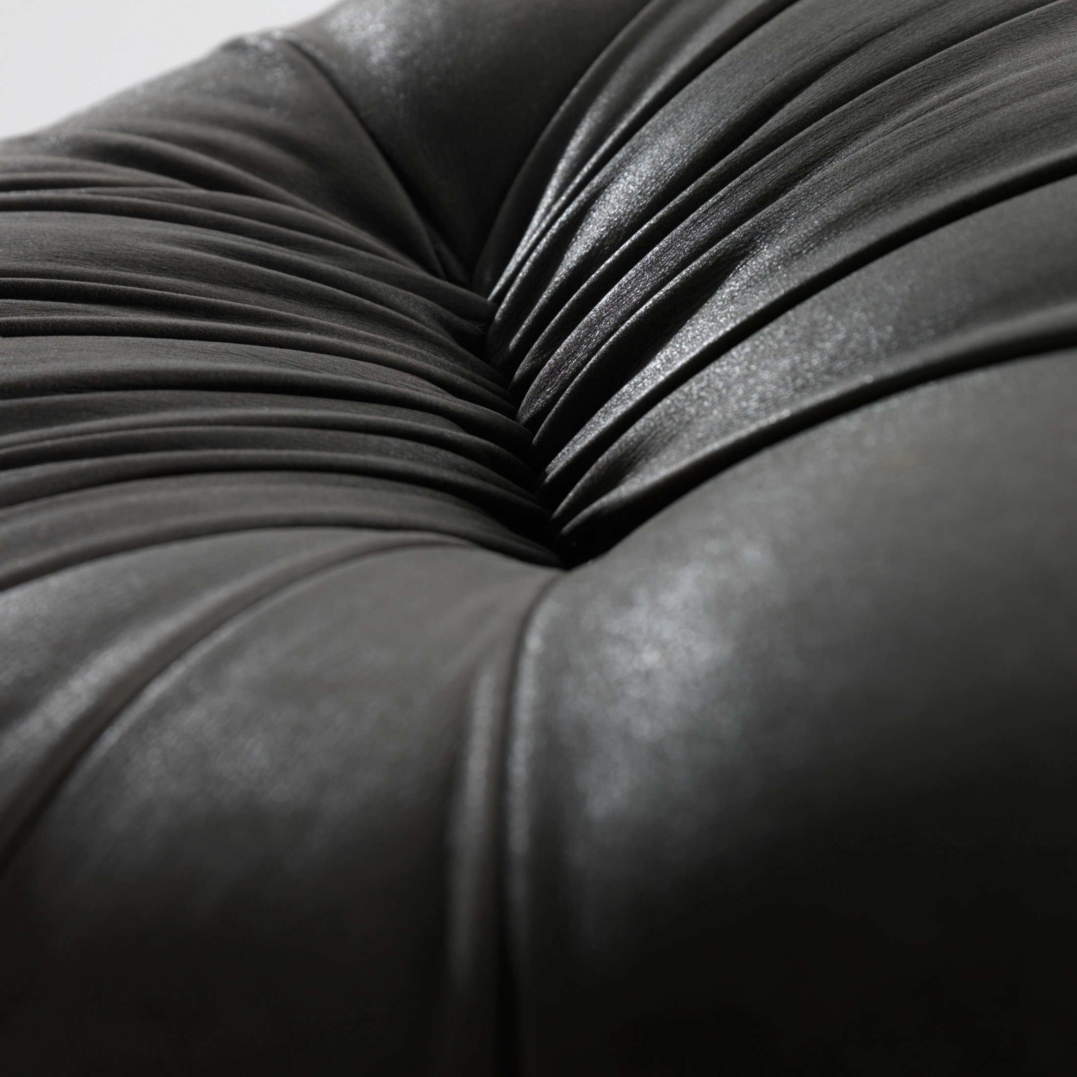 Drapé Pouf Round